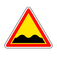 Знак 1.10 Нерівна дорога