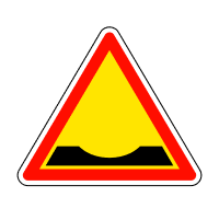 Знак 1.12 Вибоїна