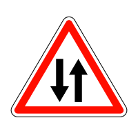 Знак 1.26 Двосторонній рух