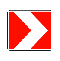 Знак 1.4.6 Напрямок повороту
