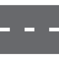 Розмітка 1.8 (широка переривчаста лінія)