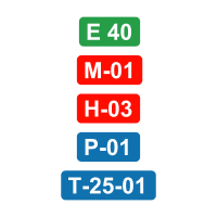 Знак 5.66 Номер маршруту (дороги)