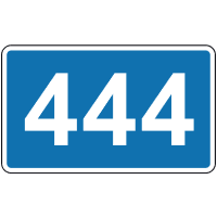 Знак 5.68 Кілометровий знак