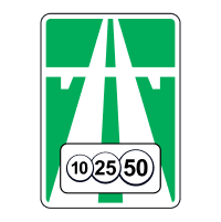 Знак 5.82.1 Платна дорога