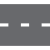 Розмітка 1.8 (широка переривчаста лінія)